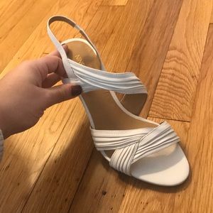Nine West strappy heel